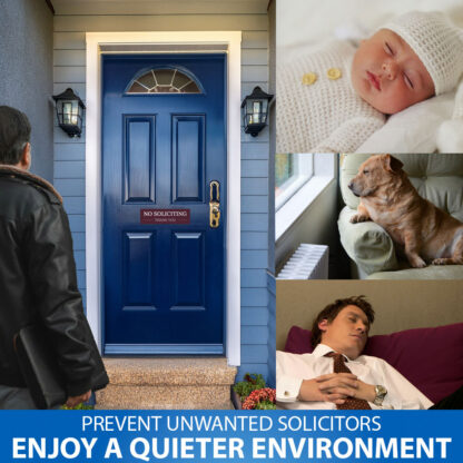 No Soliciting/Thank You - Burgundy - Image 7